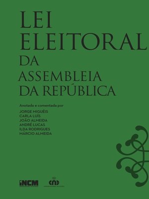cover image of Lei Eleitoral da Assembleia da República